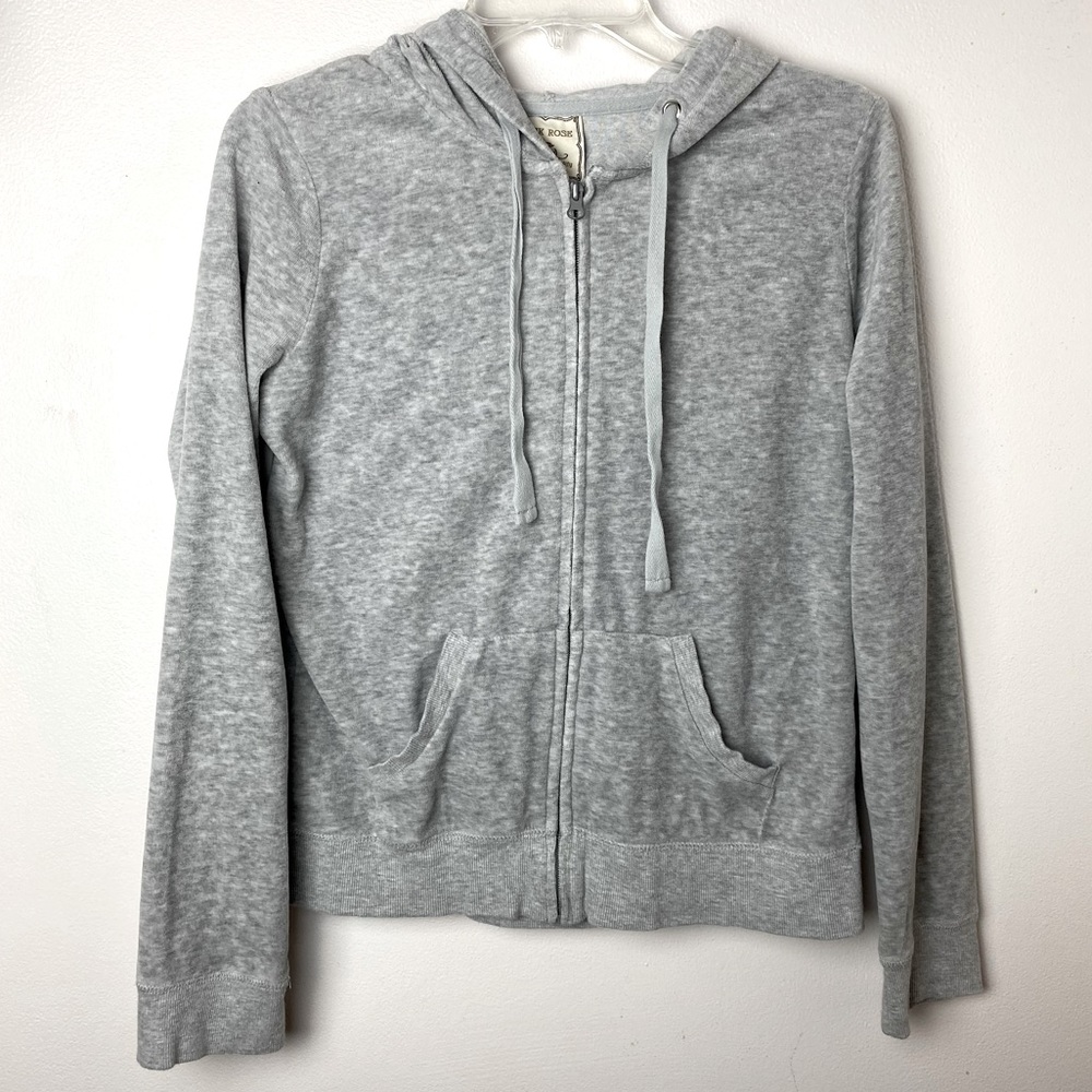 Pink Rose Women’s Gray Sweater